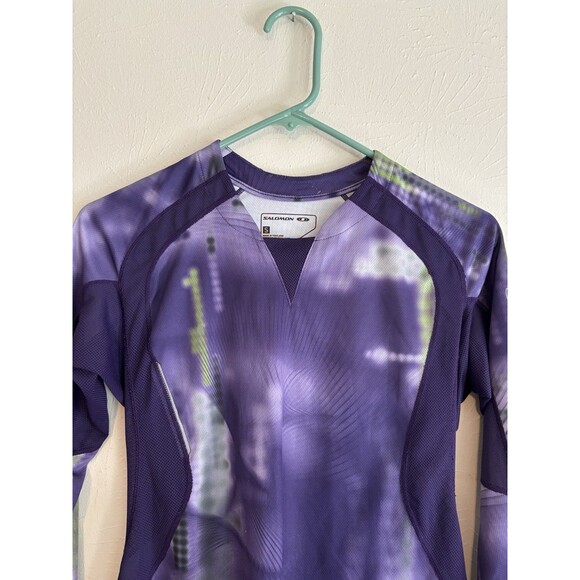 Salomon Purple Long Sleeve Tee - Picture 2 of 8
